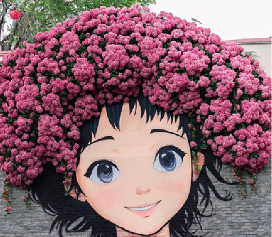 府谷墙体彩绘-网红墙打卡