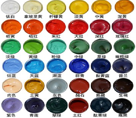 府谷墙绘颜色的选择有讲究。