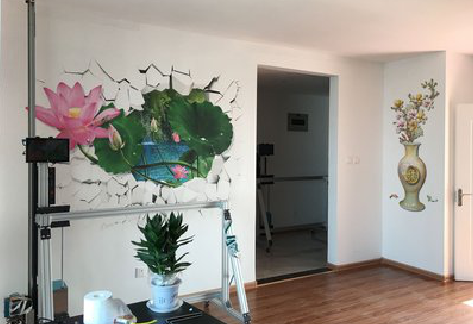 府谷墙体彩绘相比墙纸的优势。