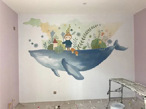 府谷手绘墙的特点及优势。