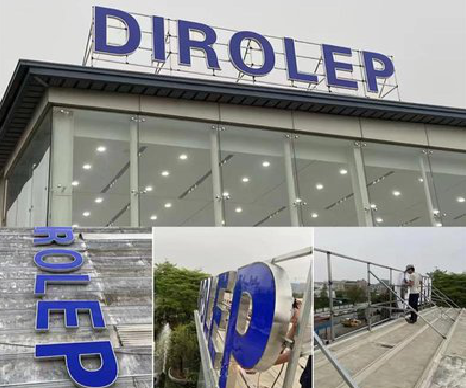 府谷楼顶发光字安装的注意事项。